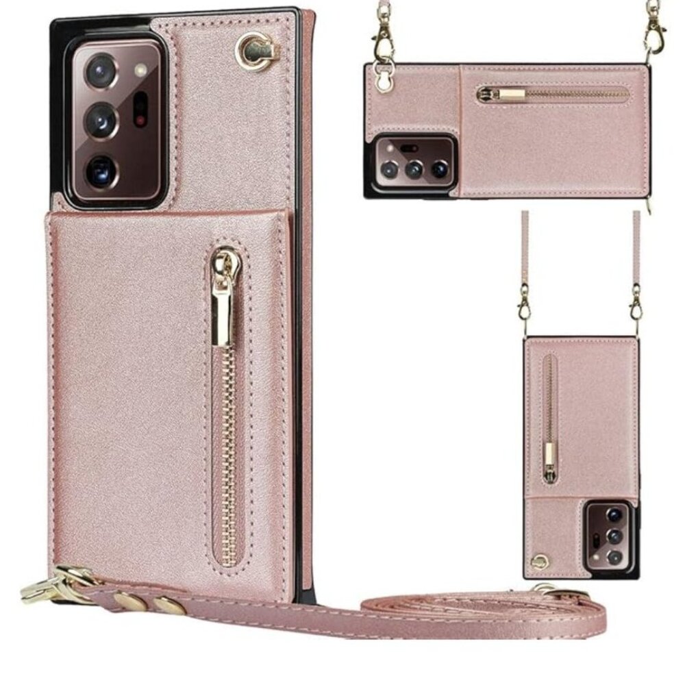 Samsung Galaxy S22 S21 Note 20 S9 S10 S20 Plus & Ultra Phone Case Rose Gold